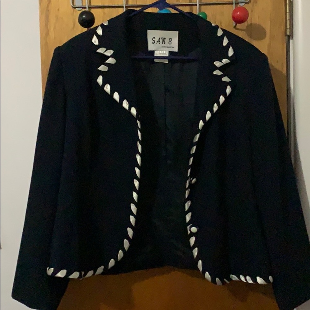 Vintage Navy Blue Blazer from the 80s